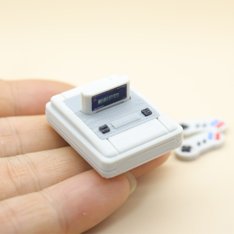 Game Retro Gaming - 1set Dollhouse Mini Retro Game Console