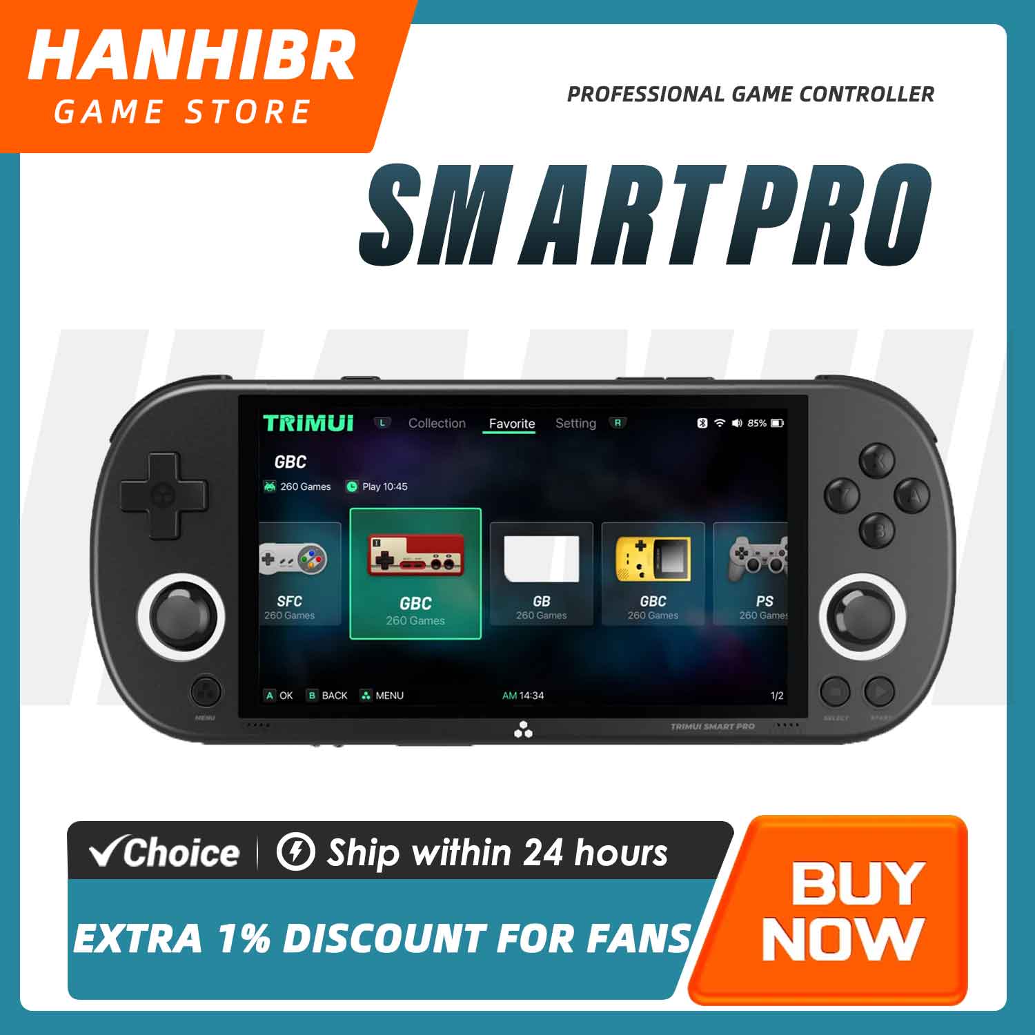 Retro Gaming Emulator - TRIMUI SMART PRO Open Source Linux