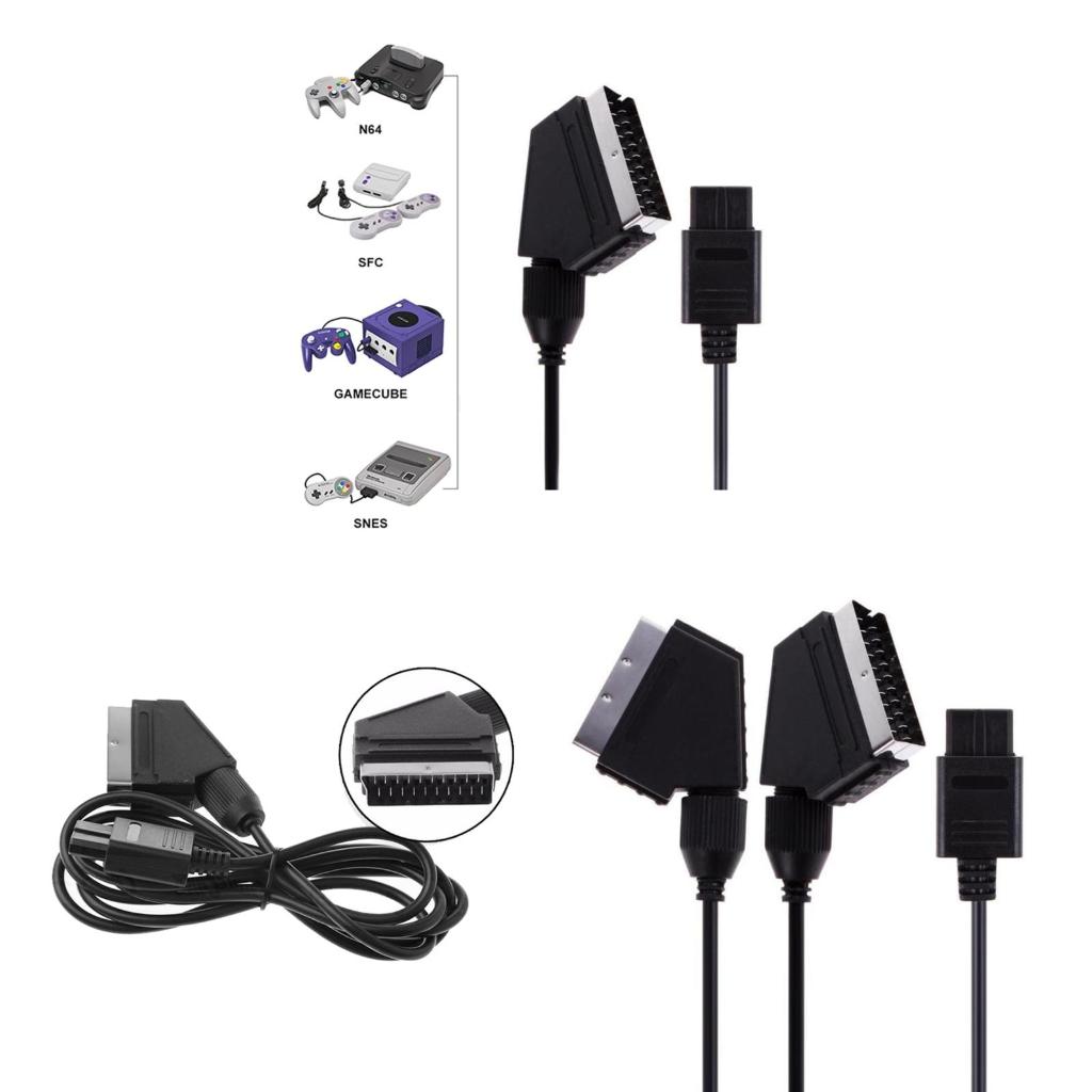 Retro Gaming Cable - AV Connector Cable Retro- Gamepad SCART
