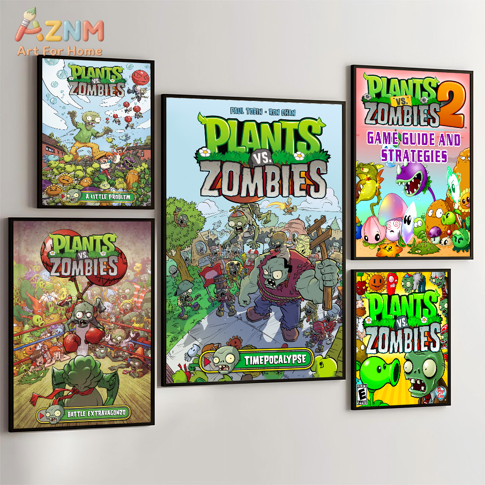 Retro Gaming Gadgets - AZNM Plants vs Zombies Game Canvas