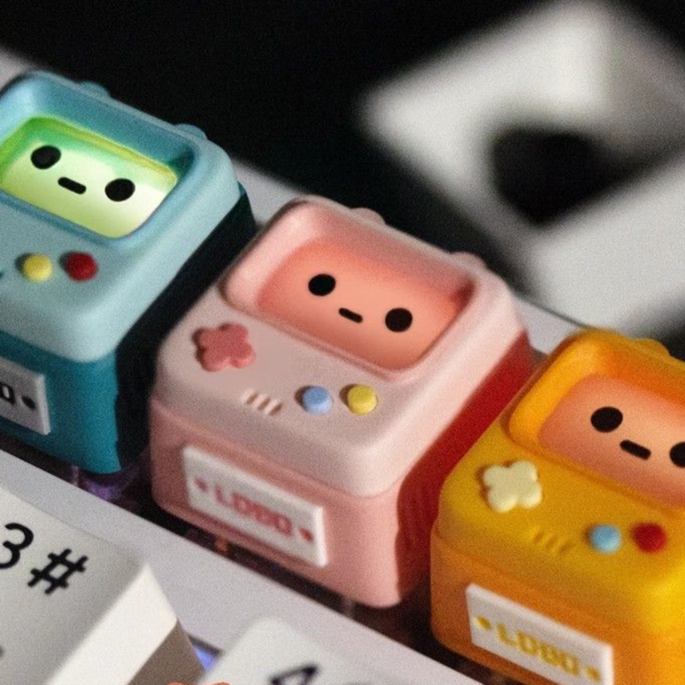 Game Retro Gaming - Cute Retro Game Theme Keycaps Mechanical