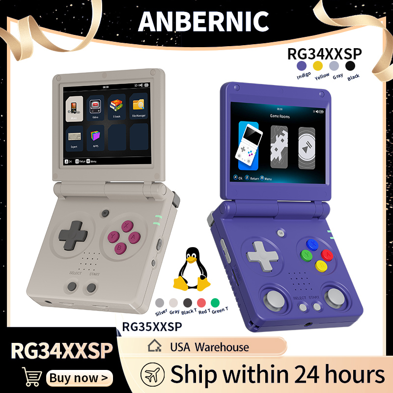 Anbernic RG34XXSP RG35XXSP Fli - Retro Gaming Console Handheld 리뷰 및 가격