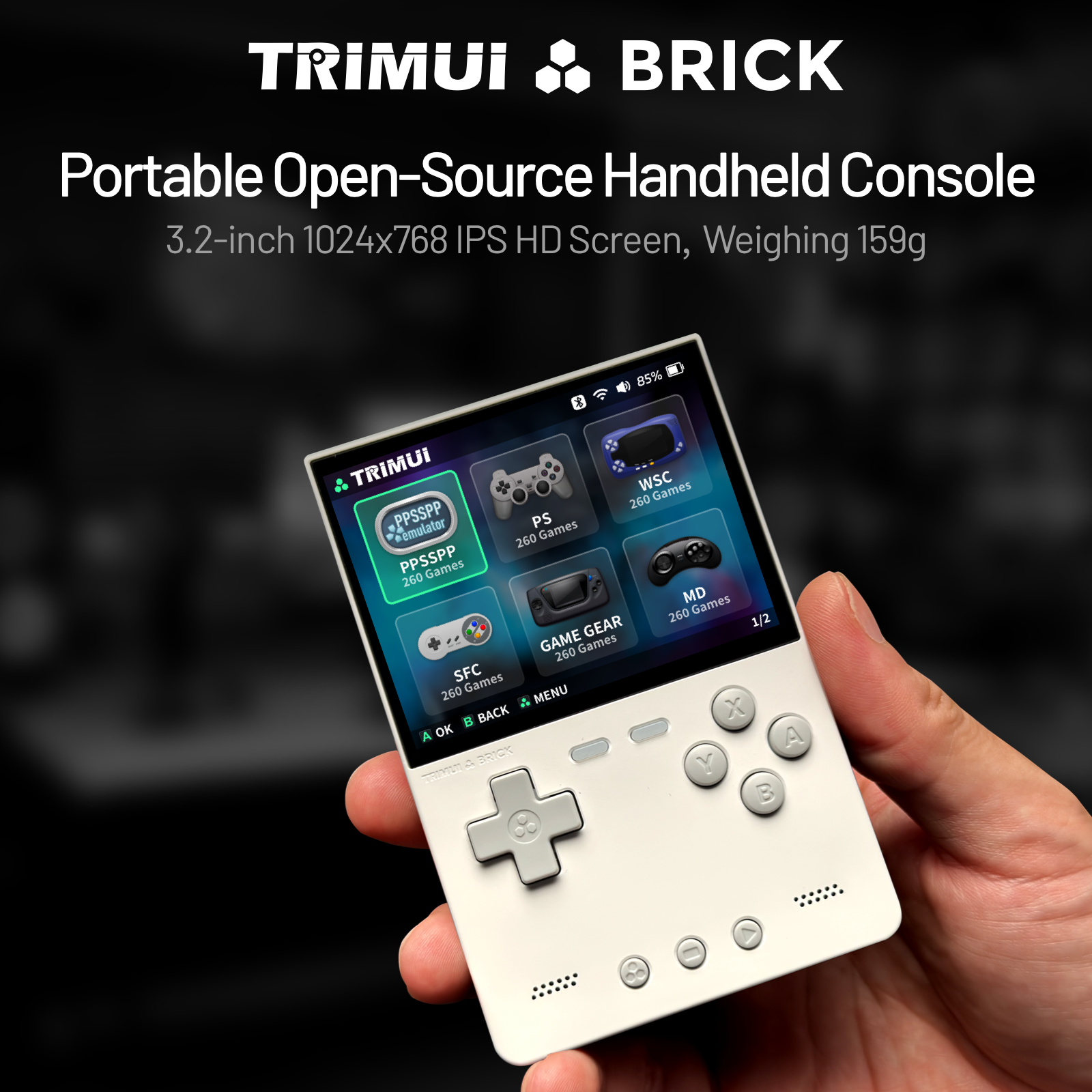 TRIMUI BRICK CNC Metal Retro H - Retro Gaming Console Handheld 리뷰 및 가격