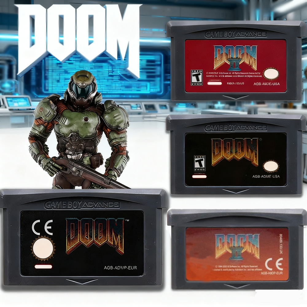 DOOM Series 32 Bit GBA Game Ca - Retro Gaming Video 리뷰 및 가격