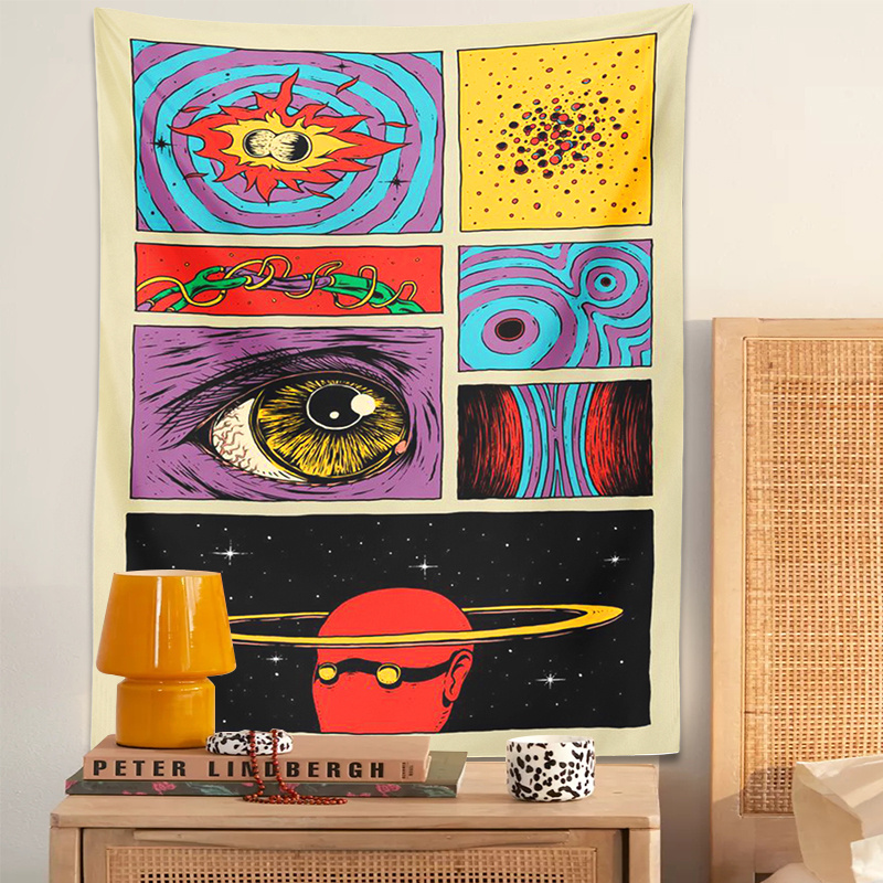 VIKAMA Psychedelic Collage Art - Retro Gaming Gadgets 리뷰 및 가격