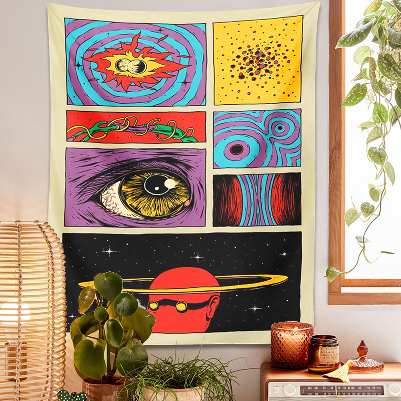 VIKAMA Psychedelic Collage Art - Retro Gaming Gadgets 리뷰 및 가격