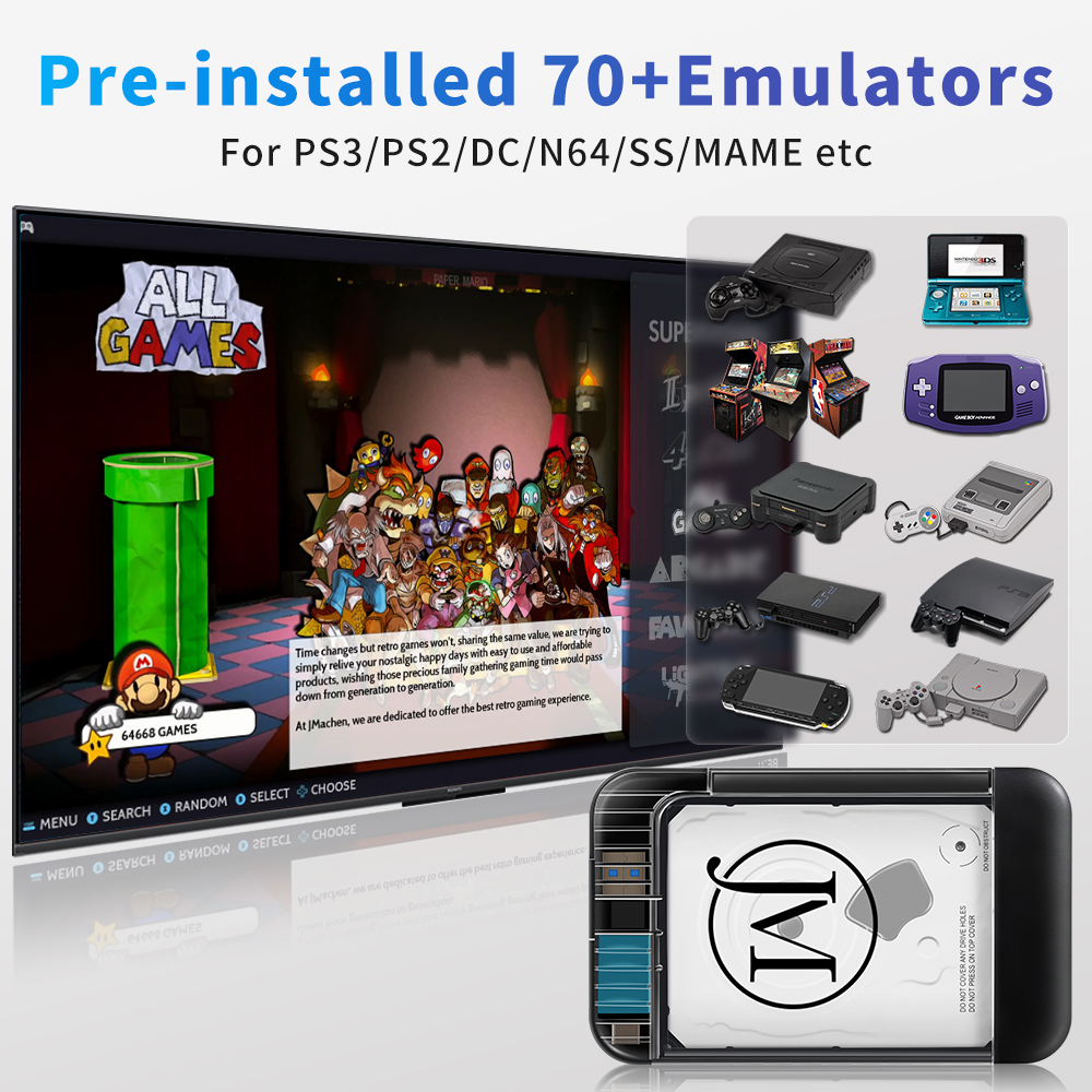 RETROBAT Portable 500G Gaming  - Retro Gaming Gadgets 리뷰 및 가격