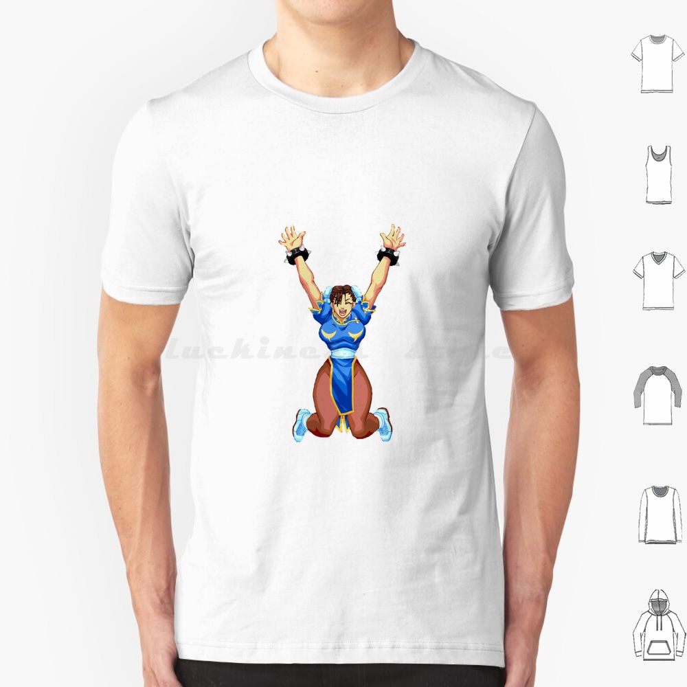 Chun-Li T Shirt Big Size 100%  - Retro Gaming Kent 리뷰 및 가격