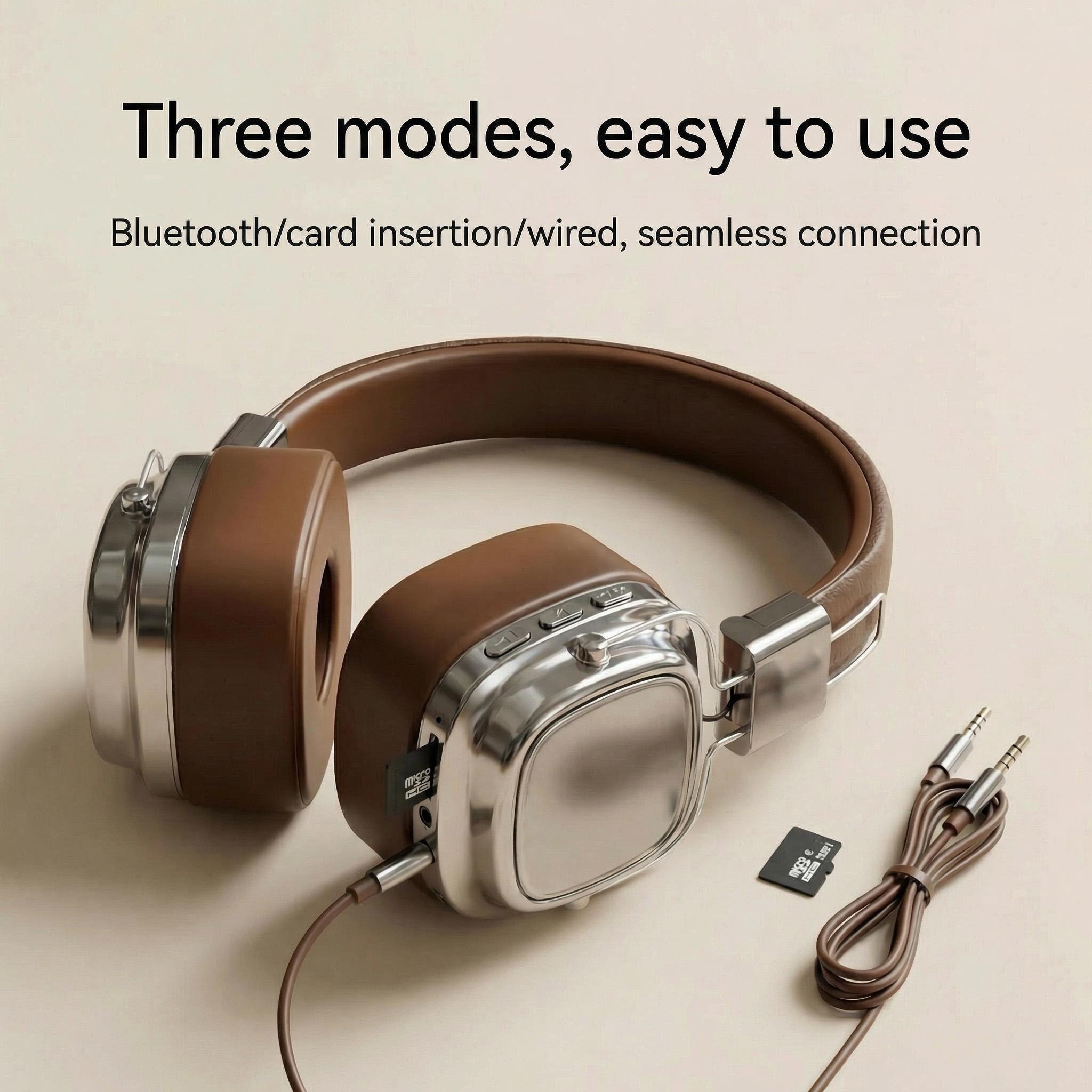 Retro Leather Over-ear Headpho - Retro Gaming Cable 리뷰 및 가격