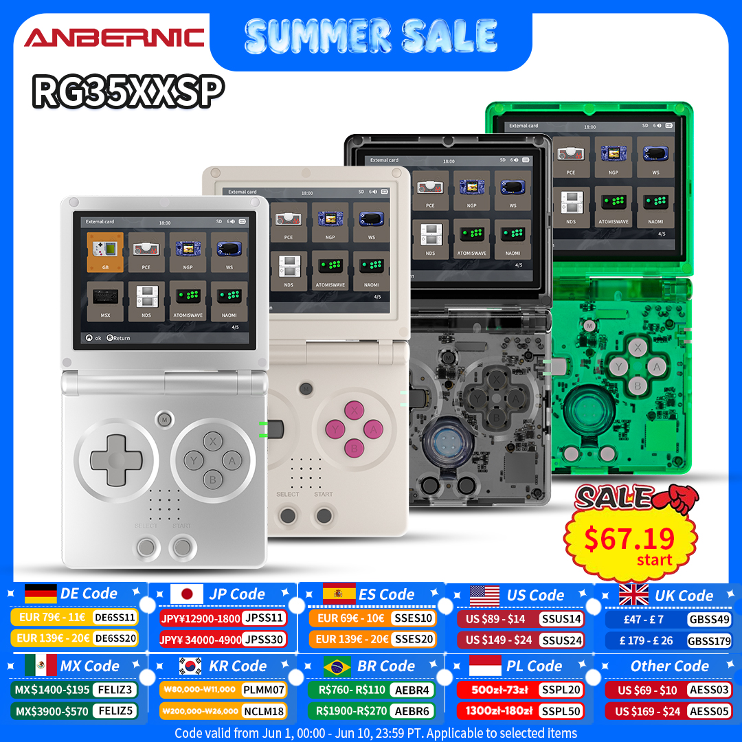 Anbernic RG35XXSP Retro Flip H - Retro Gaming Console Lego 리뷰 및 가격