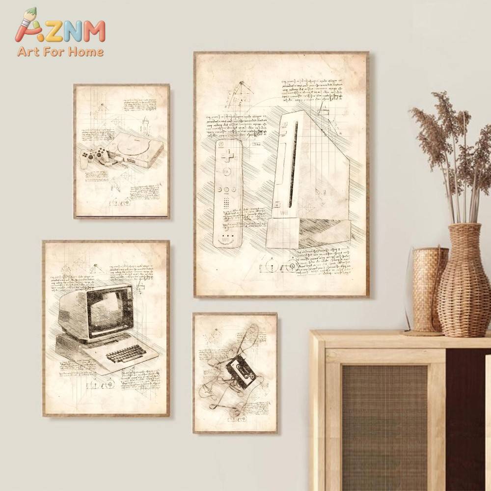 AZNM Vintage Game Console Sket - Game Retro Gaming 리뷰 및 가격