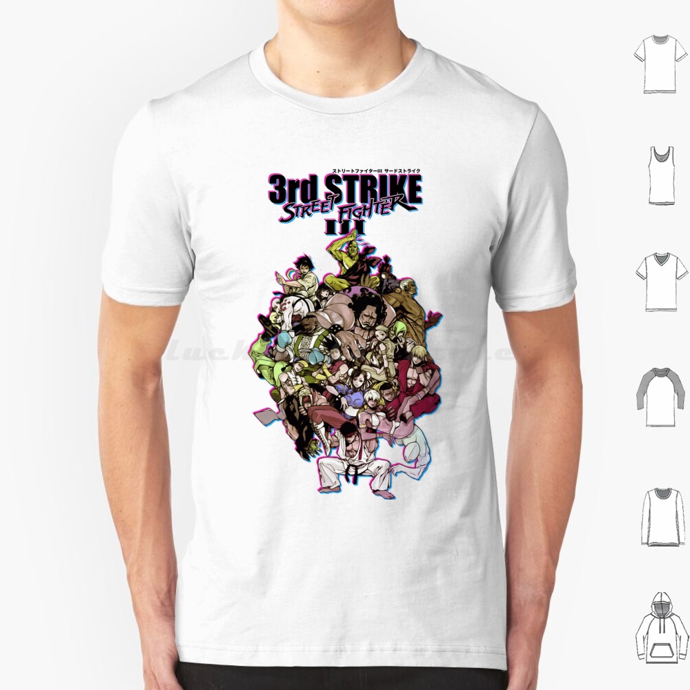 Third Strike T Shirt 6xl Cotto - Retro Gaming Kent 리뷰 및 가격