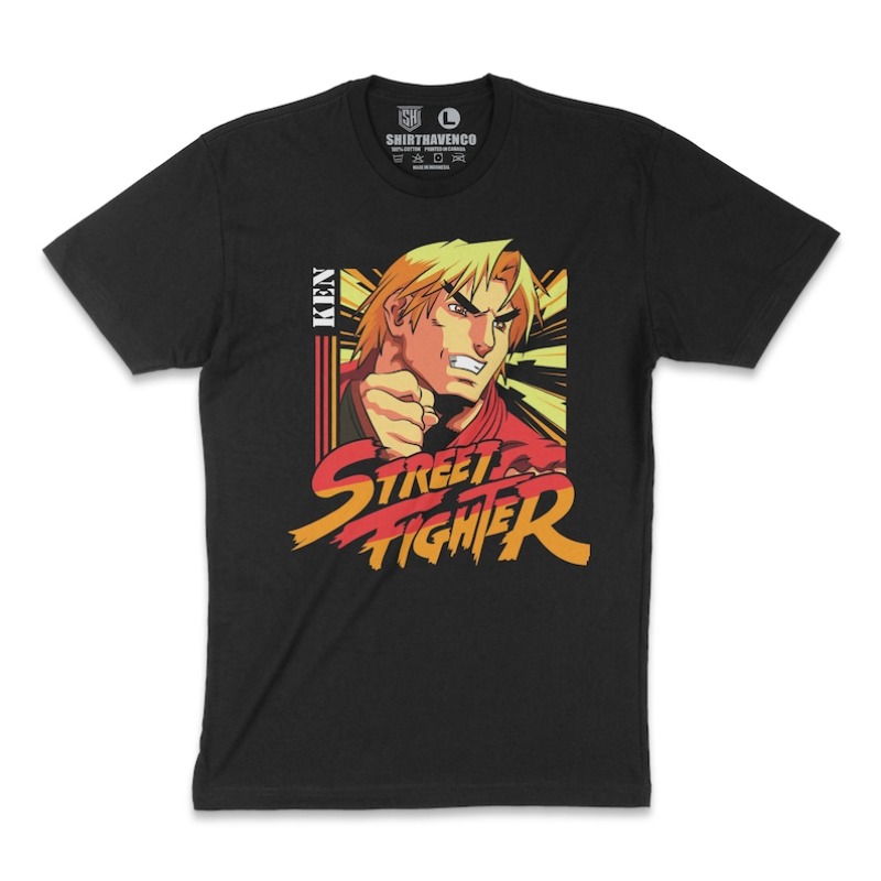 00012736#A-Ken T-Shirt Street  - Retro Gaming Kent 리뷰 및 가격