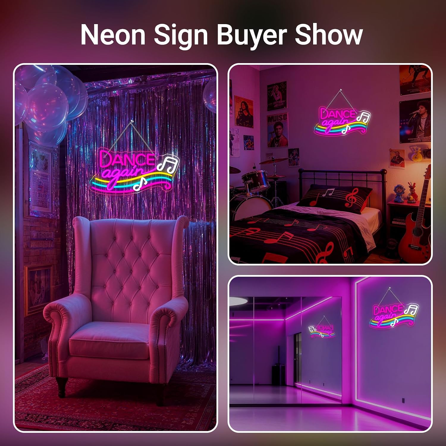 Dance Neon Sign USB Powered Ha - Retro Gaming Bar 리뷰 및 가격