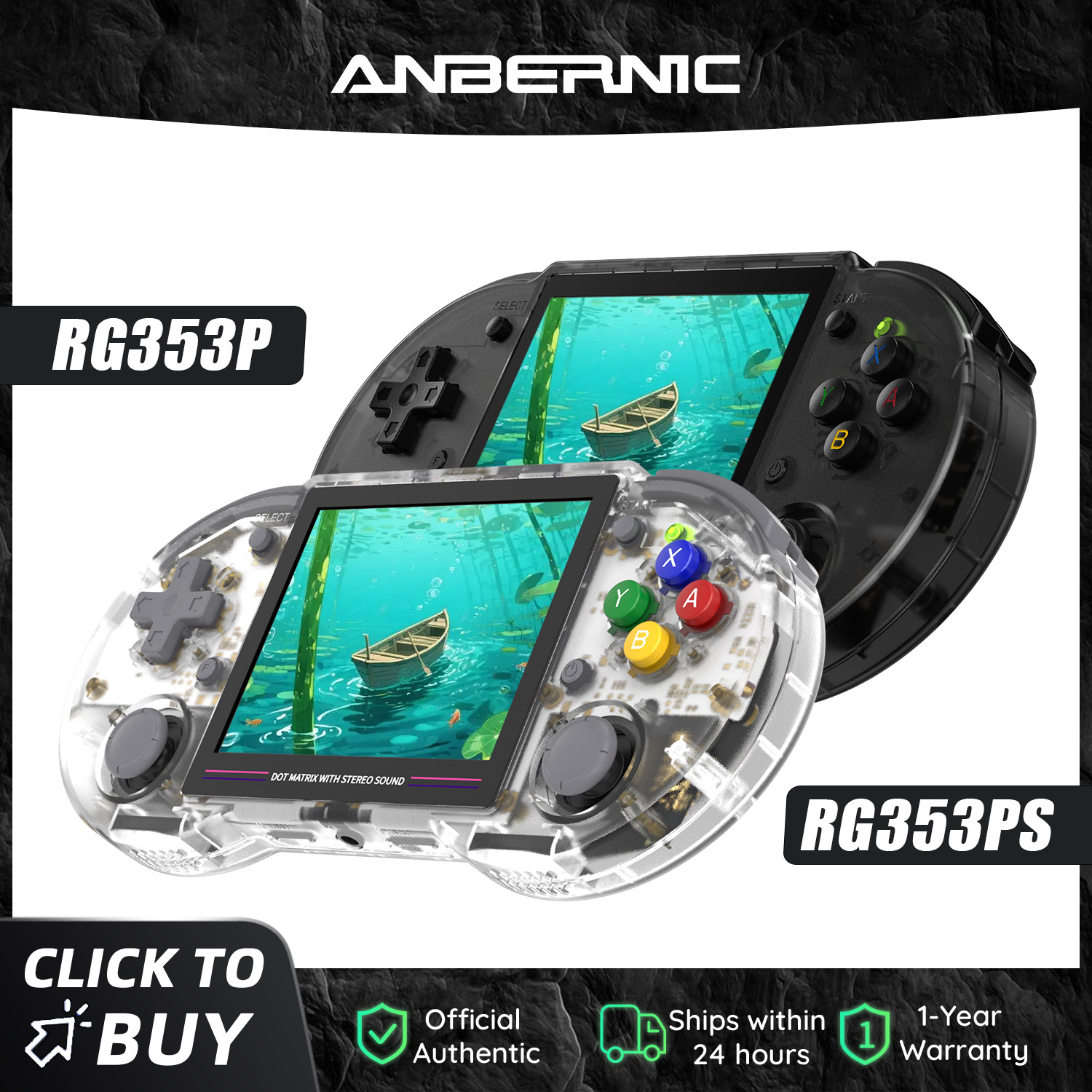 Anbernic  RG353P RG353PS 64 Bi - Retro Gaming Console Lego 리뷰 및 가격