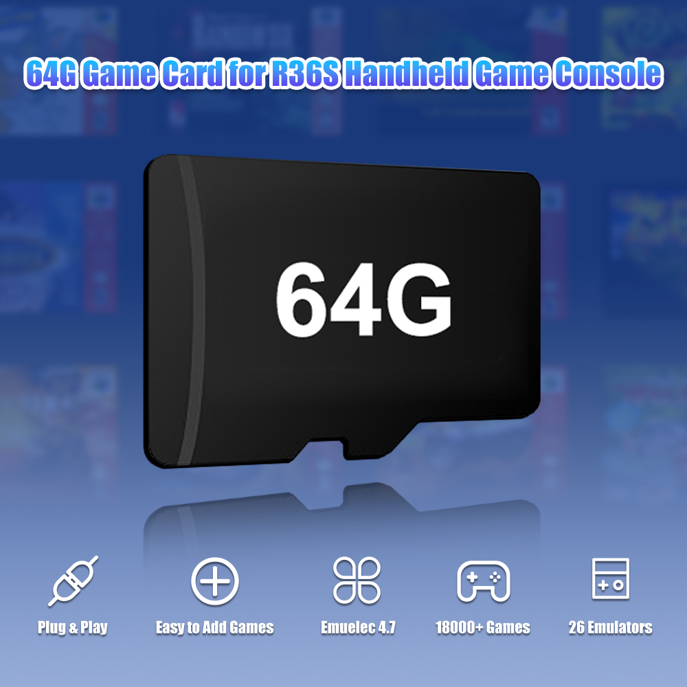 64G Game TF Card for R36S Vide - Retro Gaming Console Handheld 리뷰 및 가격
