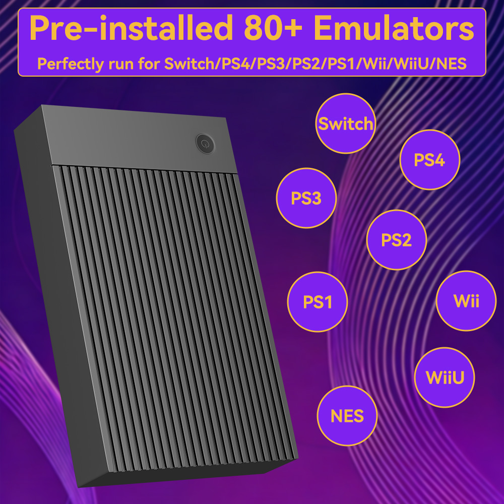 Portable 4TB Gaming HDD with 5 - Retro Gaming Emulator 리뷰 및 가격