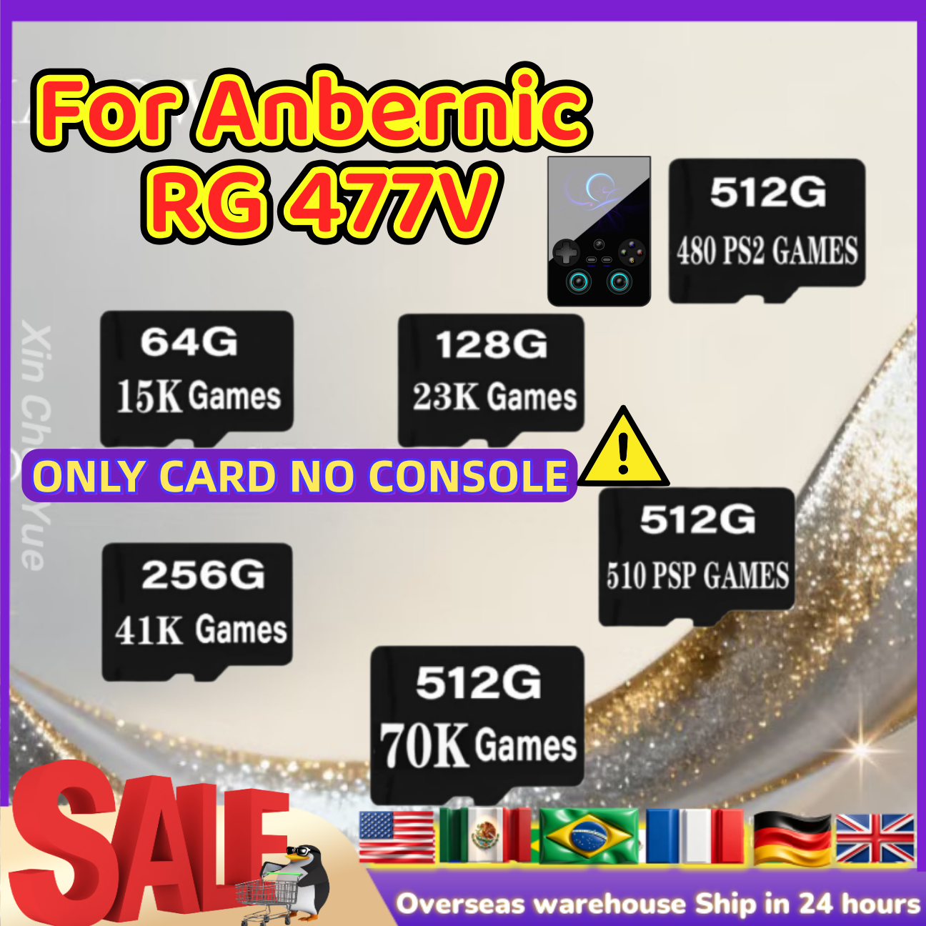 For ANBERNIC RG477V TF Card Pl - Retro Gaming Console Handheld 리뷰 및 가격