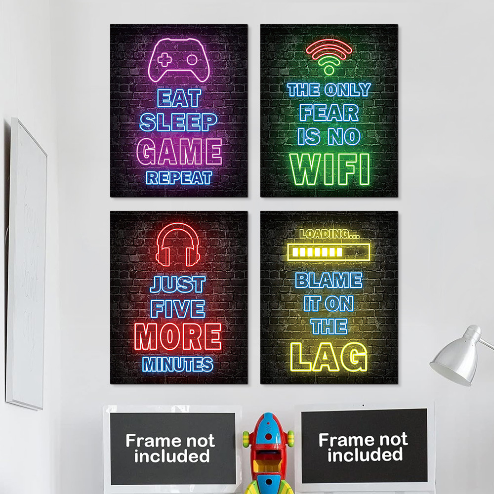Cyberpunk Neon Wall Art - Retr - Retro Gaming Bar 리뷰 및 가격