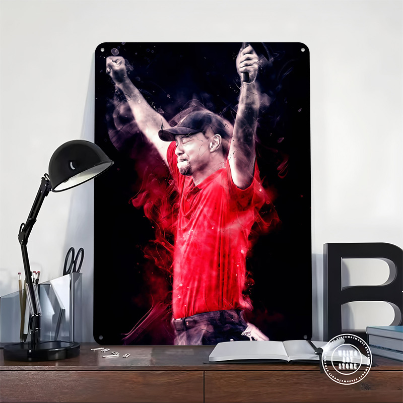 Tiger Woods Printed Poster Cus - Retro Gaming Bar 리뷰 및 가격